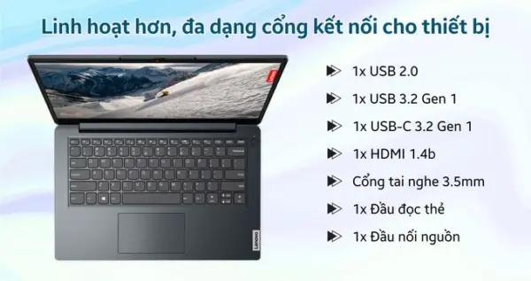 Laptop Lenovo IdeaPad 1 14ALC7 82R30099VN - Hình ảnh 2