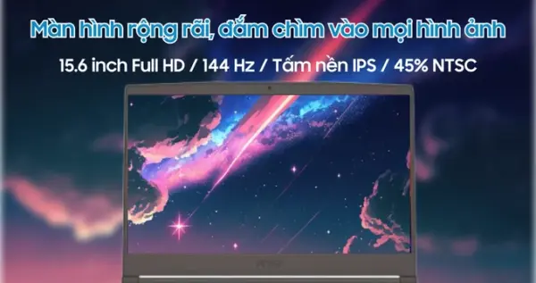 Laptop MSI Gaming Thin 15 B12UCX-1419VN - Hình ảnh 4