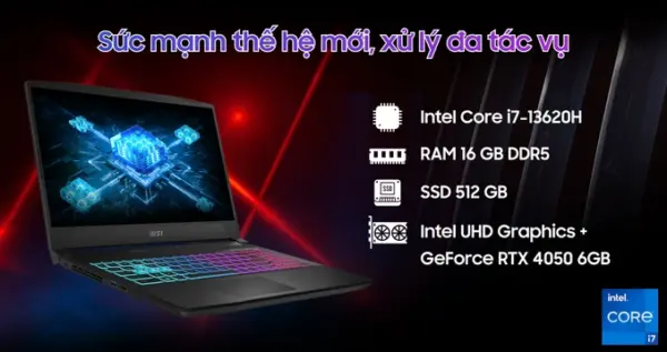 Laptop MSI Katana 15 B13VEK-2256VN - Hình ảnh 3