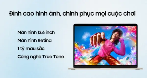 Apple MacBook Air M2 2024 8CPU 8GPU 16GB 256GB - Hình ảnh 3