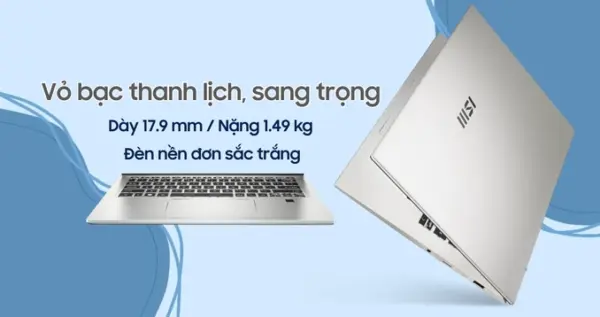 Laptop MSI Prestige 14 EVO B13M-401VN - Hình ảnh 4
